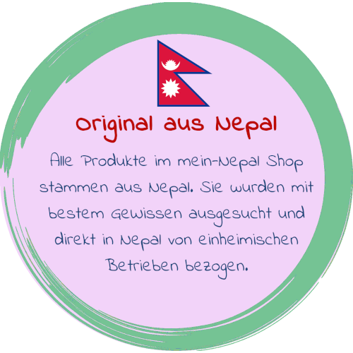 Original aus Nepal Original aus Nepal. Alle Produkte im mein-Nepal Shop stammen aus Nepal. Sie wurden mit bestem Gewissen ausgesucht und direkt in Nepal von einheimischen Betrieben bezogen.
