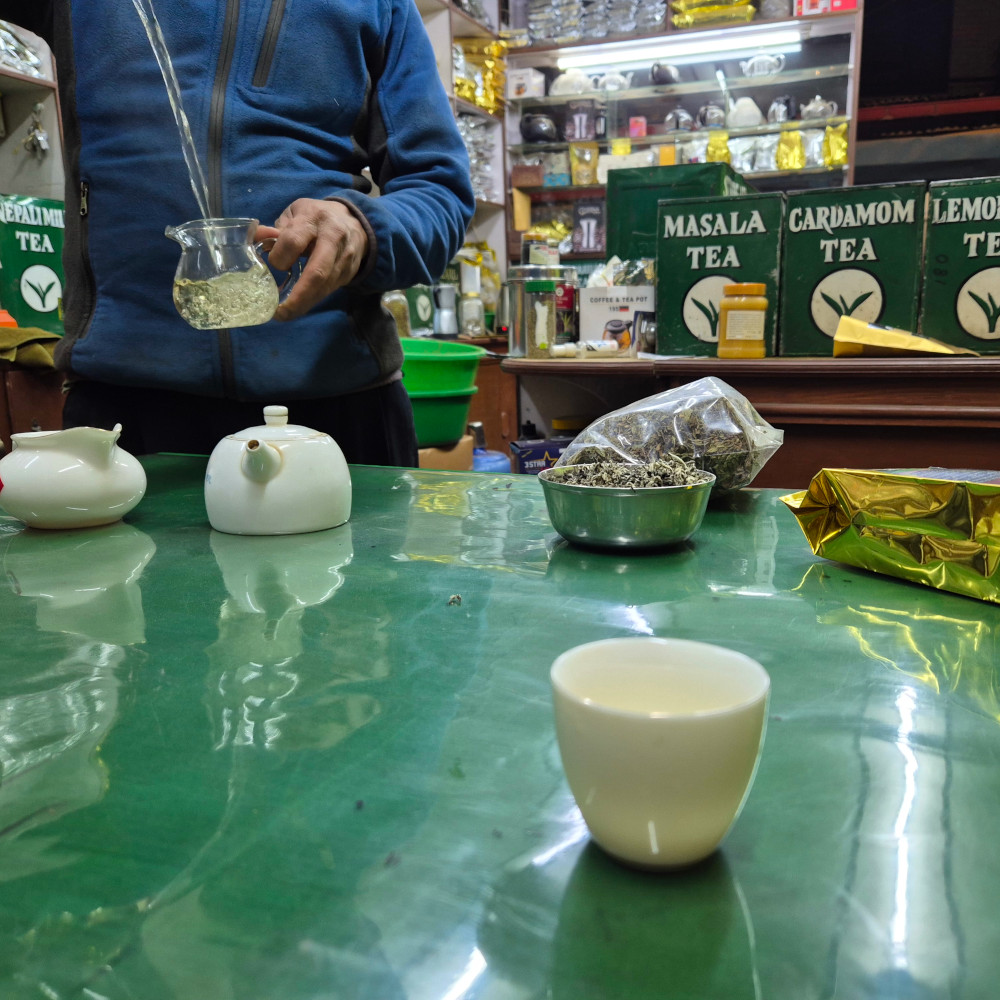 Nepalesischer Tee in einem langjährigen Bezugsort von meinNepal in Kathmandu