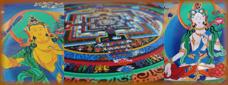 Thangka und Mandala vom tibetischen Meister