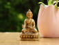 Preview: Medizin Buddha aus Messing (10cm, ca. 365g)