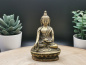 Preview: Kleiner Segnender Buddha Shakyamuni aus Messing | ca. 8cm, ca. 240g