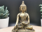 Preview: Kleiner Segnender Buddha Shakyamuni aus Messing | ca. 8cm, ca. 240g