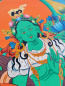 Preview: Thangka - Green Tara | ca. 55x41,5cm | Exklusives Einzelstück