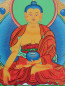 Mobile Preview: Thangka - Gautam Buddha | 42x31cm | Exklusives Einzelstück