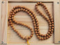 Preview: Exklusive Bodhi Mala-Kette (12,5mm, 108+1 Perlen, Beschützerknoten)