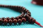 Mobile Preview: Rosenholz Mala-Gebetskette (108+1 Perlen, hochwertig)