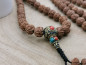 Preview: Rudraksha Mala + Ethno-Schmuck als "Guru" (108 Perlen)