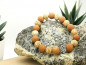 Preview: Mala-Armband aus Bodhi-Samen, Rattan "Lotus" und Unendlicher Knoten