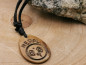 Preview: Kette "Buddha-Eyes" + Nepal | Tropfen-Form | braun