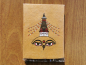 Preview: Kleines Lokta-Notizbuch | Motiv: Stupa | ca. 12x15cm, ~40 Seiten, Farbe auswählbar