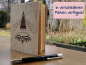 Preview: Kleines Lokta-Notizbuch | Motiv: Stupa | ca. 12x15cm, ~40 Seiten, Farbe auswählbar