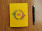 Preview: Kleines Lokta-Notizbuch | Motiv: Fische | ca. 12x15cm, ~40 Seiten, Farbe auswählbar