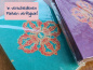Preview: Lokta-Notizbuch | Motiv: Dorje / Vajra | ca. 12x15cm, ~40 Seiten, Farbe auswählbar