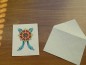 Preview: Grußkarte "Dharma Rad" (Lokta, 11x15cm, aufklappbar, mit Umschlag)
