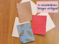 Preview: 3er-Set Lokta Karten in verschiedenen Designs | 11,5 x 16cm, aufklappbar, mit Umschlag