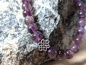 Preview: Amethyst Mala-Armband mit Unendlichen Knoten