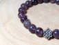 Preview: Amethyst Mala-Armband mit Unendlichen Knoten