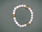 Preview: Armband aus Crackled Quartz (Bergkristall) & Schmuckperlen aus Kupfer