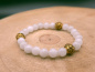 Preview: Armband aus Crackled Quartz (Bergkristall) & Schmuckperlen aus Kupfer