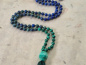 Preview: CHHAYA · Mala aus Lapis, Chrysokoll und Malachit