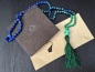 Preview: CHHAYA · Mala aus Lapis, Chrysokoll und Malachit