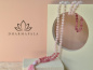 Preview: KUSUM · Mala aus Rosenquarz · Dharmapala