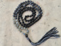 Preview: Mala aus Obsidian, Labradorit und schwarzem Achat · Dharmapala