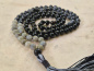 Preview: Mala aus Obsidian, Labradorit und schwarzem Achat · Dharmapala