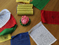 Preview: Tibetische Gebetsfahnen 5er-Set | 15 x 20 cm | Nepal