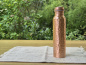 Preview: Kupfer Trinkflasche 1 Liter – Handgemacht mit Musterung