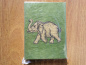 Preview: Kleines Lokta-Notizbuch | Motiv: Elefant | ca. 12x15cm, ~40 Seiten, Farbe auswählbar