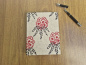 Preview: Handgefertigtes Lokta-Notizbuch mit Rhododendron-Motiv aus Nepal
