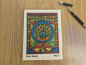 Preview: Handgefertigtes Lokta-Notizbuch mit farbenprächtigem Pfauen-Mandala aus Nepal