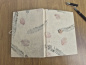Preview: Handgefertigtes Lokta-Notizbuch im Naturdesign mit Knopfverschluss