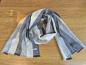 Preview: Kaschmir Schal - Muffler (Grau/Braun-Töne), ca. 30x150cm) | Handgemacht, WSDO | in verschiedenen Designs verfübar
