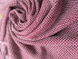 Preview: Kashmir Schal 70x200cm | Jacquard-Muster in Bordeauxrot | Pashmina Stola, Handgefertigt, WSDO - EINZELSTÜCK