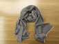 Preview: 100% Kaschmir Pashmina 70x200cm | Kupfergold + Schwarz | Stola, Handmade, WSDO - EINZELSTÜCK