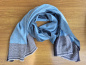 Preview: Pashmina Stola 70x200cm | Jacquard-Muster in 4-Farben | , Handgefertigt, WSDO - EINZELSTÜCK
