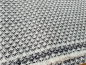 Preview: Großer Pashmina mit Jacquard-Muster | 100% Kaschmir | Stola 70x200cm, dunkelgrau-weiß | WSDO - EINZELSTÜCK