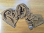 Preview: 100% Kaschmir Pashmina 70x200cm | Ocker-Grau | Stola, Handmade, WSDO - EINZELSTÜCK