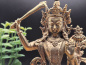 Preview: Manjushri Figur aus Messing in goldener Optik | 11cm; ca.370g