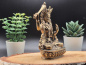 Preview: Manjushri Figur aus Messing in goldener Optik | 11cm; ca.370g