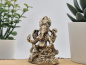Preview: Ganesha aus Messing | Mini Statue | 6,2 cm | Nepali Style | Handgefertigt in Nepal