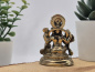 Preview: Ganesha aus Messing | Mini Statue | 6,2 cm | Nepali Style | Handgefertigt in Nepal