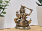 Preview: Manjushri aus Messing | Mini Statue | 5,5 cm | Handgefertigt in Nepal