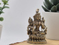 Preview: Weiße Tara aus Messing | Mini Statue | 5,8 cm | Handgefertigt in Nepal