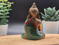 Preview: Verzierter Beschützer Buddha aus Messing | ca.7cm