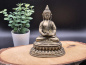 Preview: Meditierender Buddha aus Messing | ca. 10 cm | Klassische Dhyana-Mudra | Einzelstück