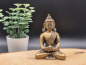 Preview: Meditierender Buddha aus Messing | ca. 8 cm | Ohne Sockel