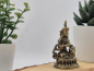 Preview: Vajrasattva aus Messing | Mini Statue | 6 cm | Handgefertigt in Nepal